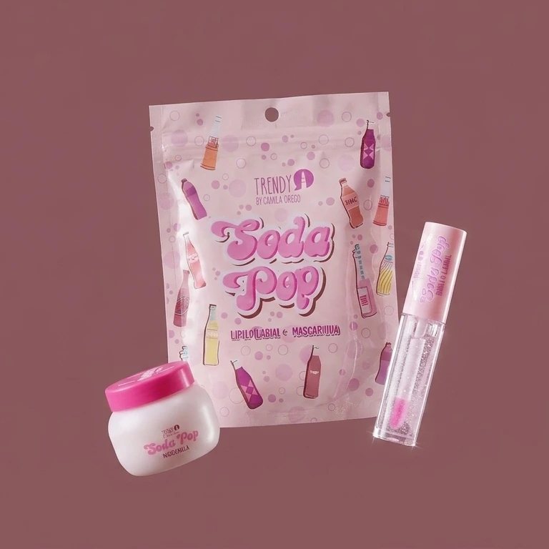 Kit Soda Pop de brillo y mascarilla labial Bella Forever